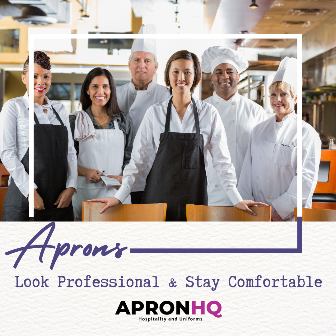 Look Professional and Stay Comfortable with ApronHQ's Selection of Aprons - Ideal For Any Job!