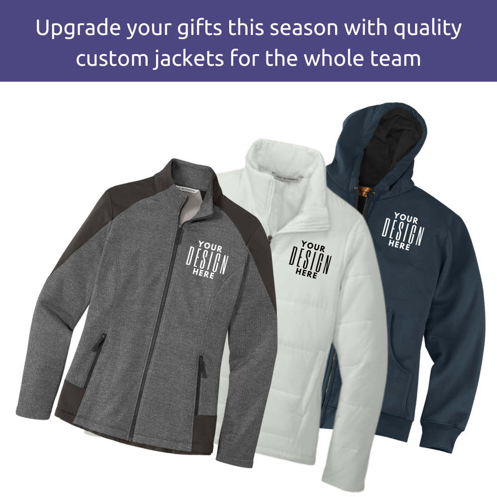 Upgrade your gifts this season with quality custom jackets for the whole team